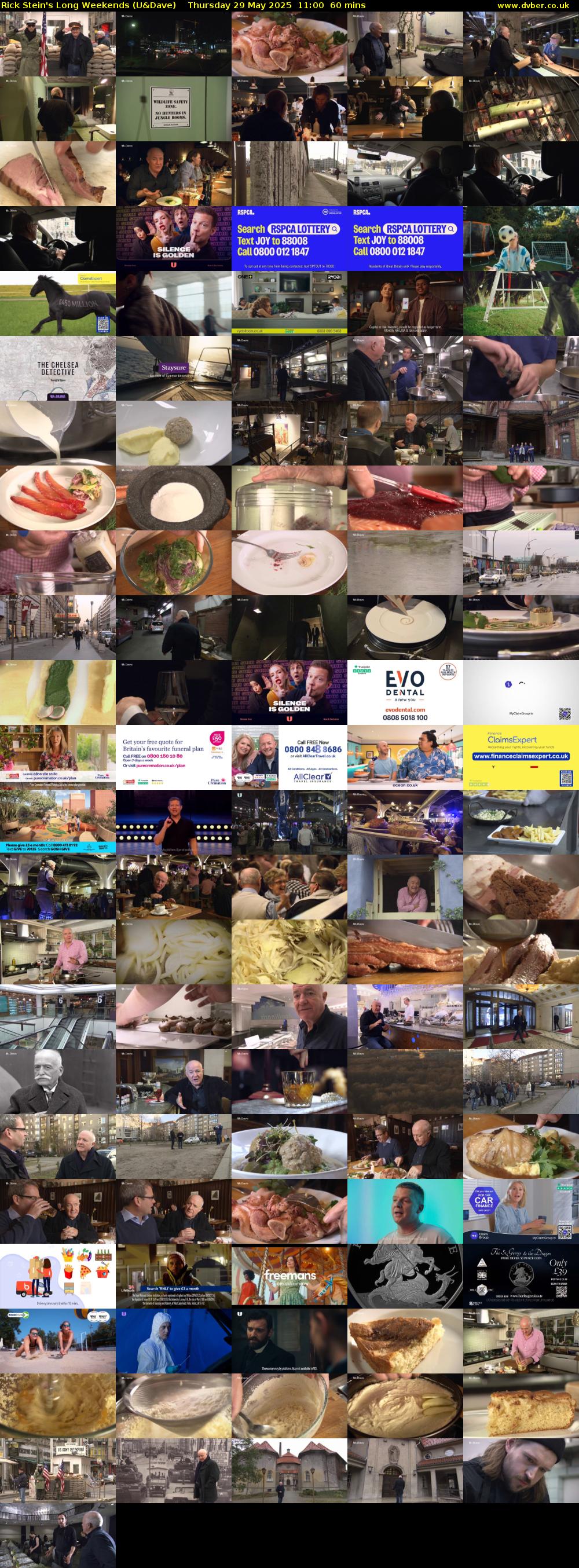 Rick Stein's Long Weekends (U&Dave) Thursday 29 May 2025 11:00 - 12:00