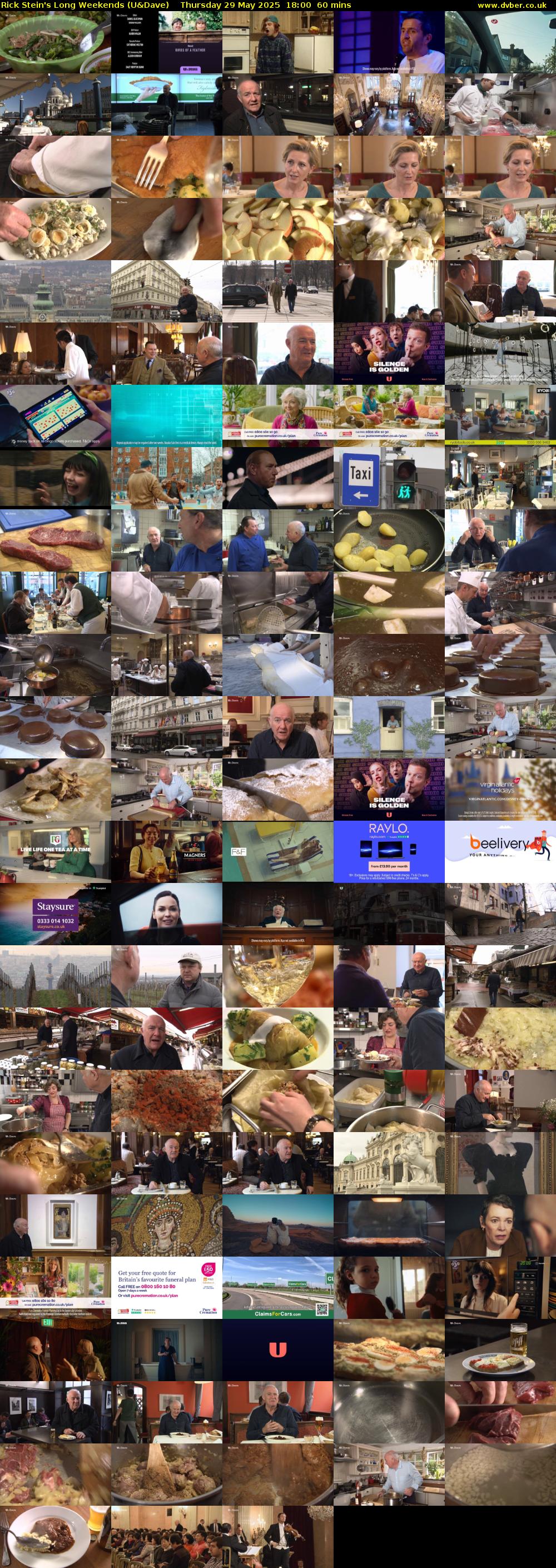 Rick Stein's Long Weekends (U&Dave) Thursday 29 May 2025 18:00 - 19:00