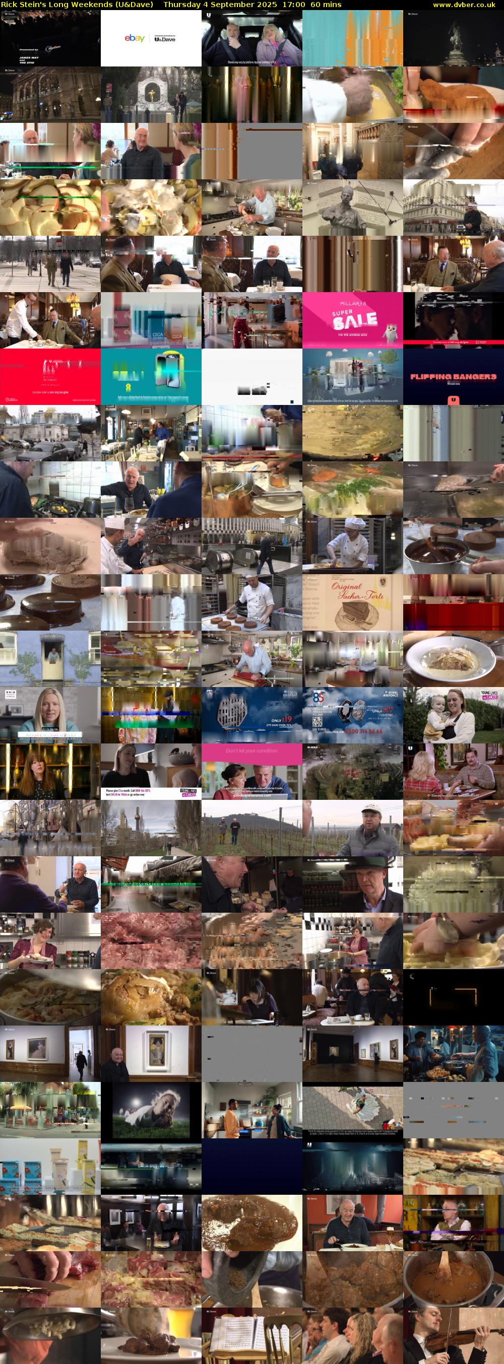 Rick Stein's Long Weekends (U&Dave) Thursday 4 September 2025 17:00 - 18:00