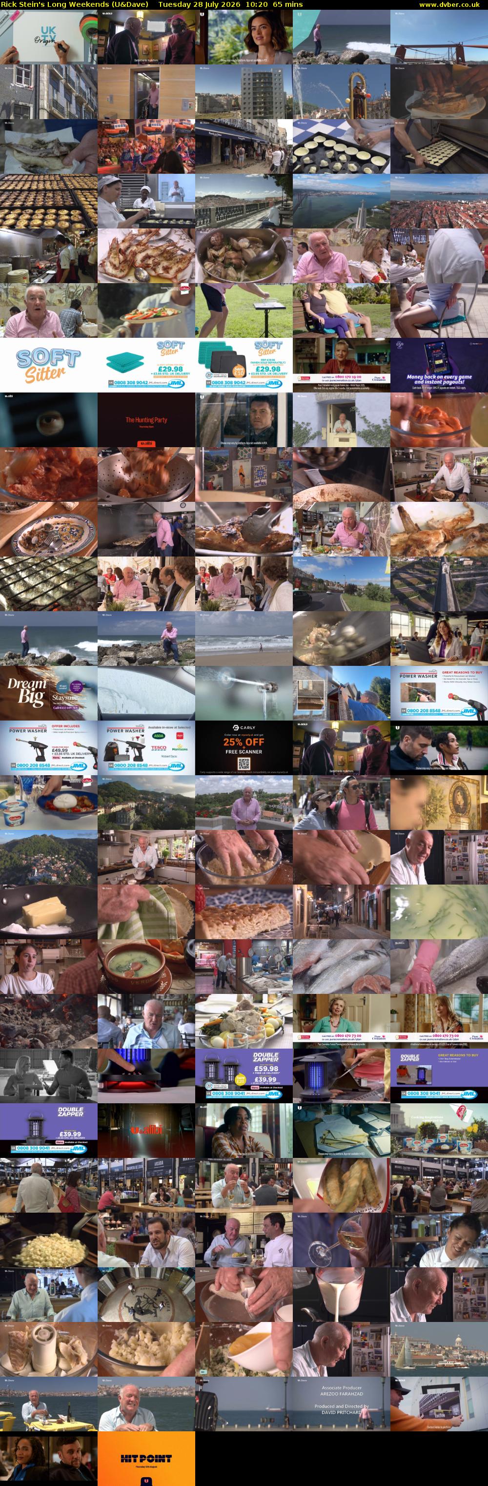 Rick Stein's Long Weekends (U&Dave) Tuesday 28 July 2026 10:20 - 11:25