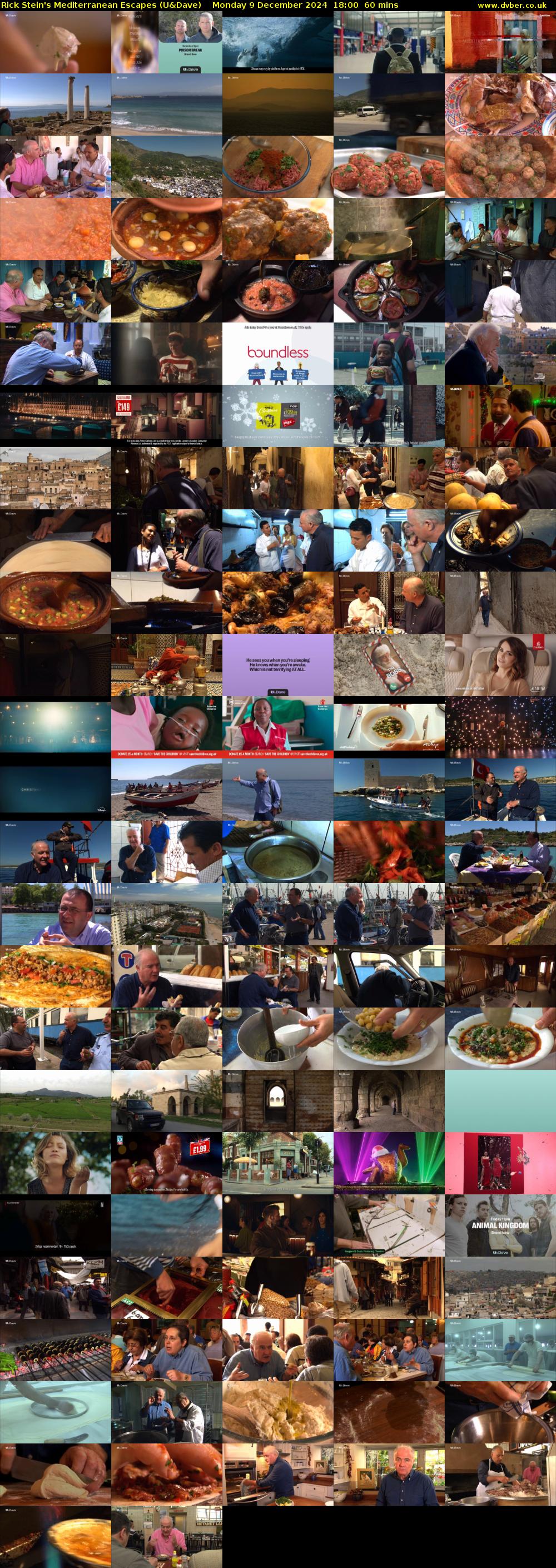 Rick Stein's Mediterranean Escapes (U&Dave) Monday 9 December 2024 18:00 - 19:00