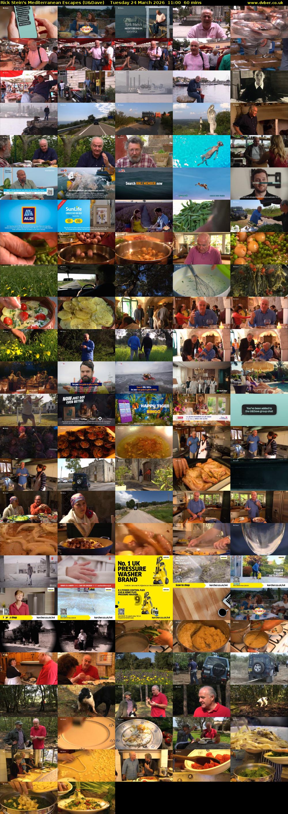Rick Stein's Mediterranean Escapes (U&Dave) Tuesday 24 March 2026 11:00 - 12:00