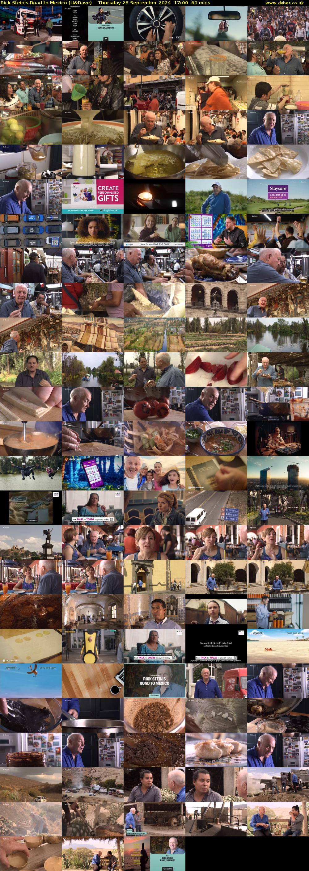 Rick Stein's Road to Mexico (U&Dave) Thursday 26 September 2024 17:00 - 18:00