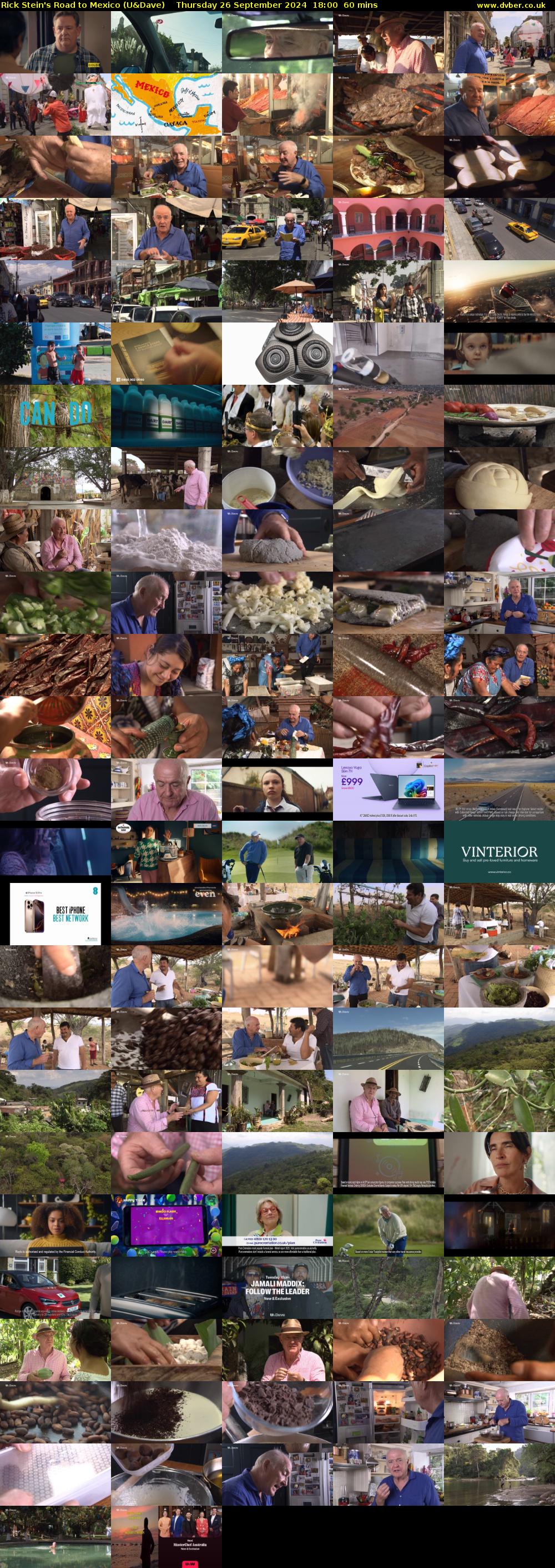 Rick Stein's Road to Mexico (U&Dave) Thursday 26 September 2024 18:00 - 19:00