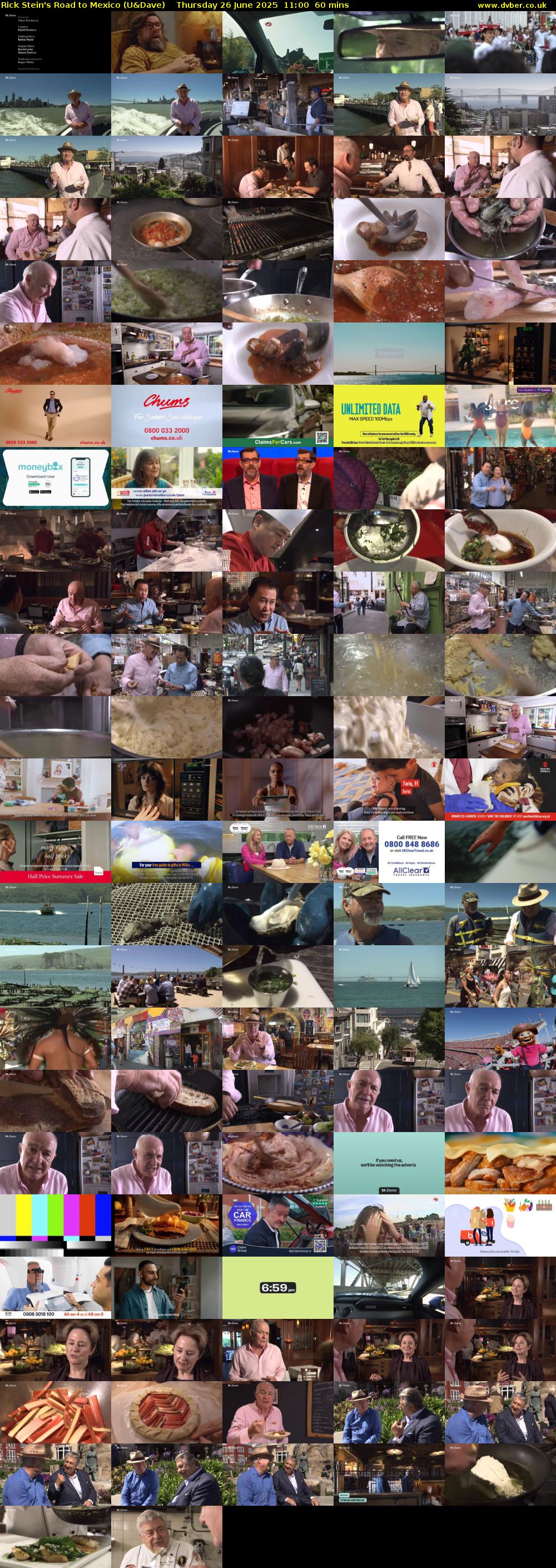 Rick Stein's Road to Mexico (U&Dave) Thursday 26 June 2025 11:00 - 12:00