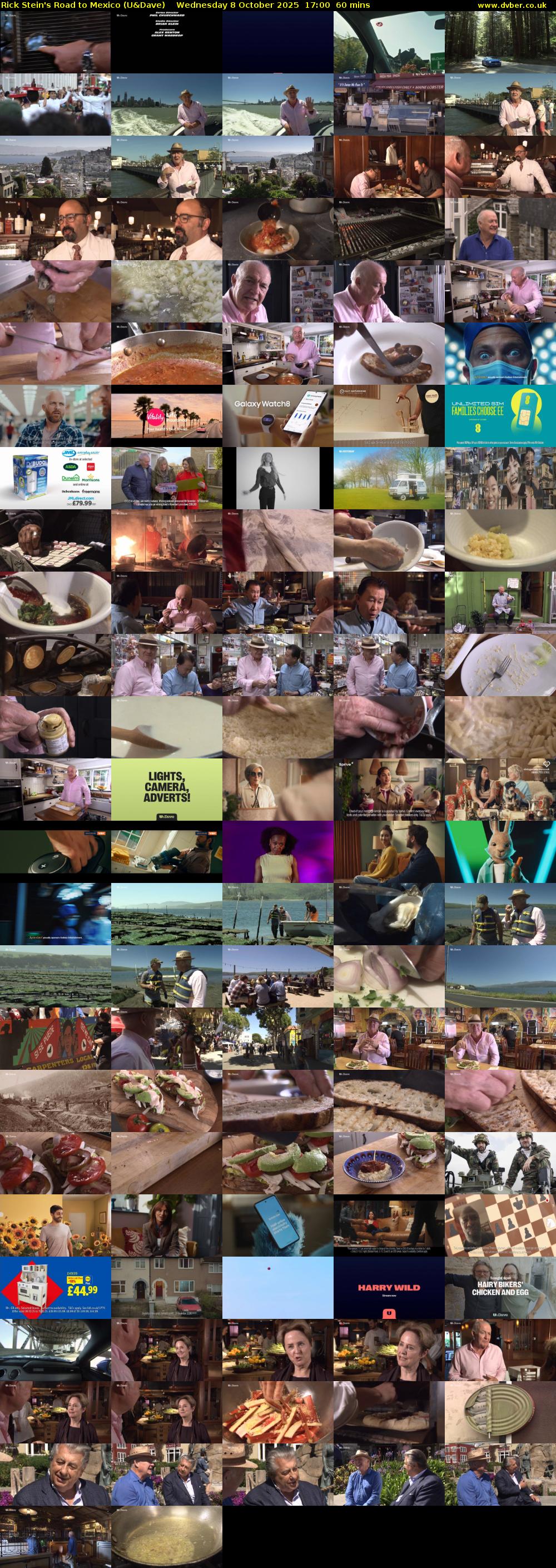 Rick Stein's Road to Mexico (U&Dave) Wednesday 8 October 2025 17:00 - 18:00