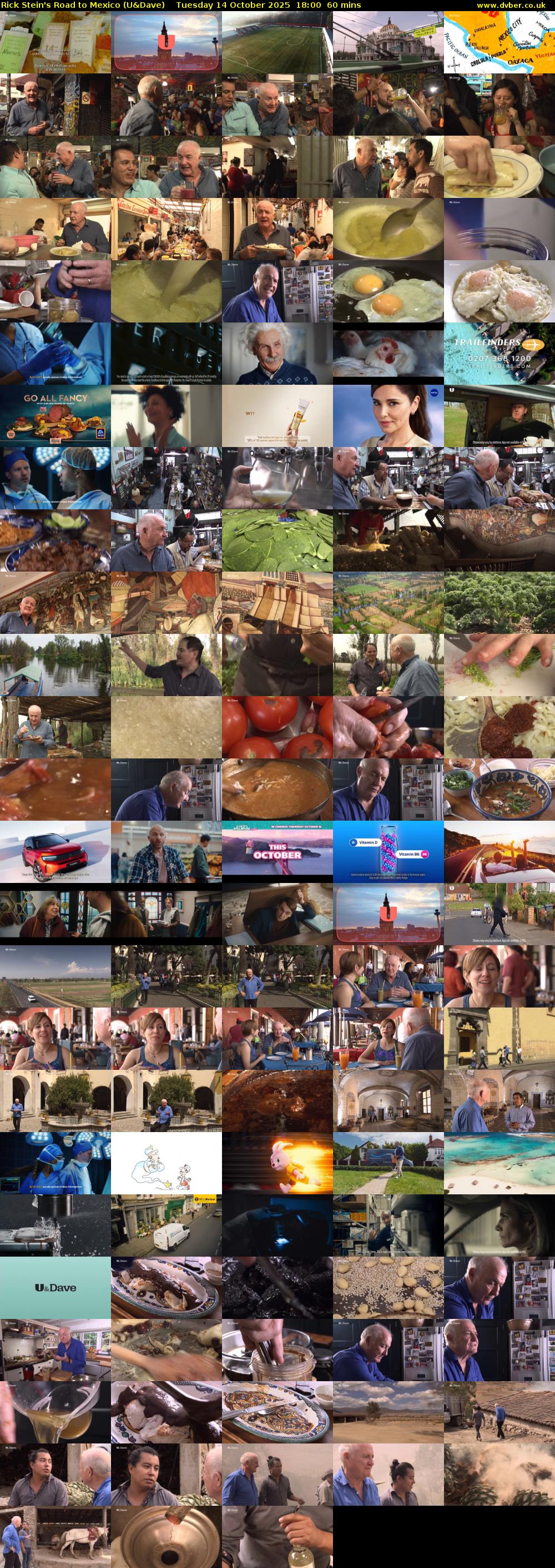 Rick Stein's Road to Mexico (U&Dave) Tuesday 14 October 2025 18:00 - 19:00