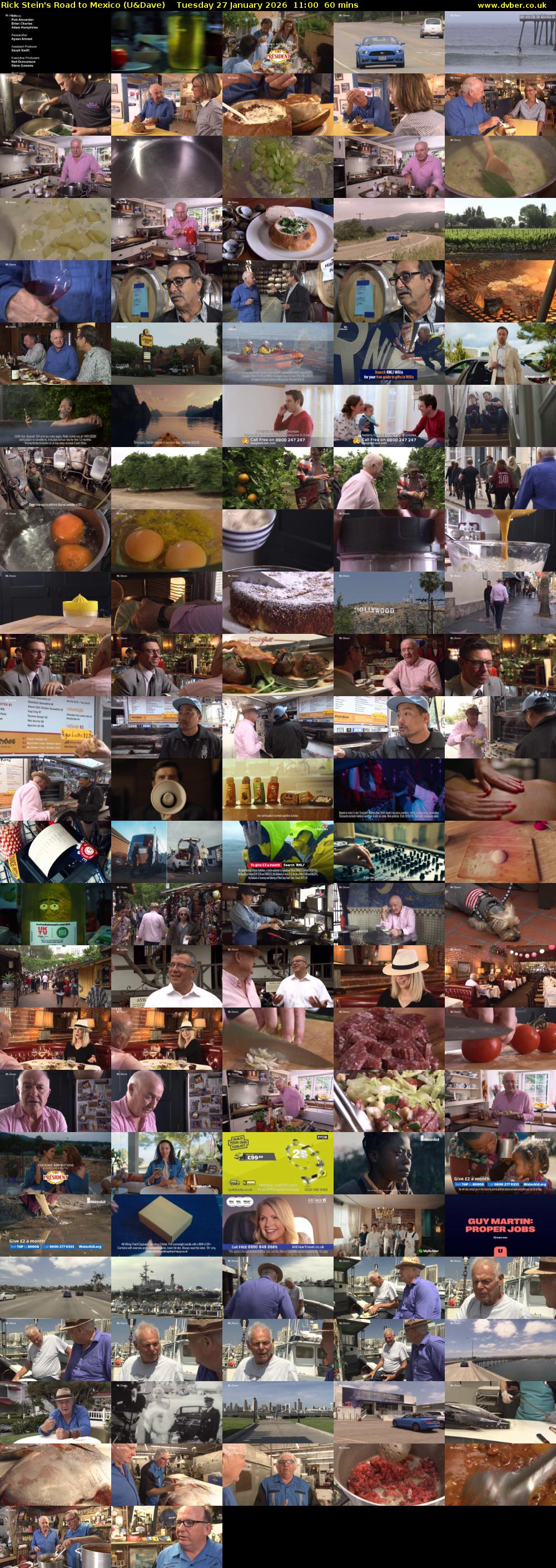 Rick Stein's Road to Mexico (U&Dave) Tuesday 27 January 2026 11:00 - 12:00