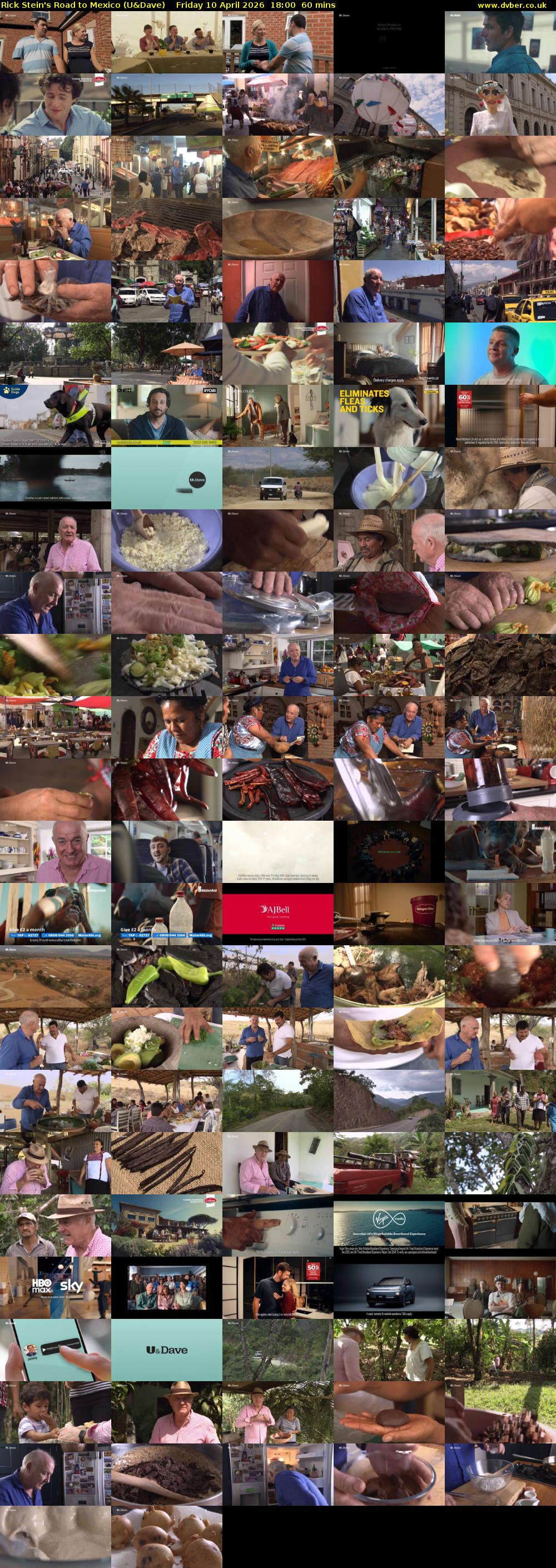 Rick Stein's Road to Mexico (U&Dave) Friday 10 April 2026 18:00 - 19:00