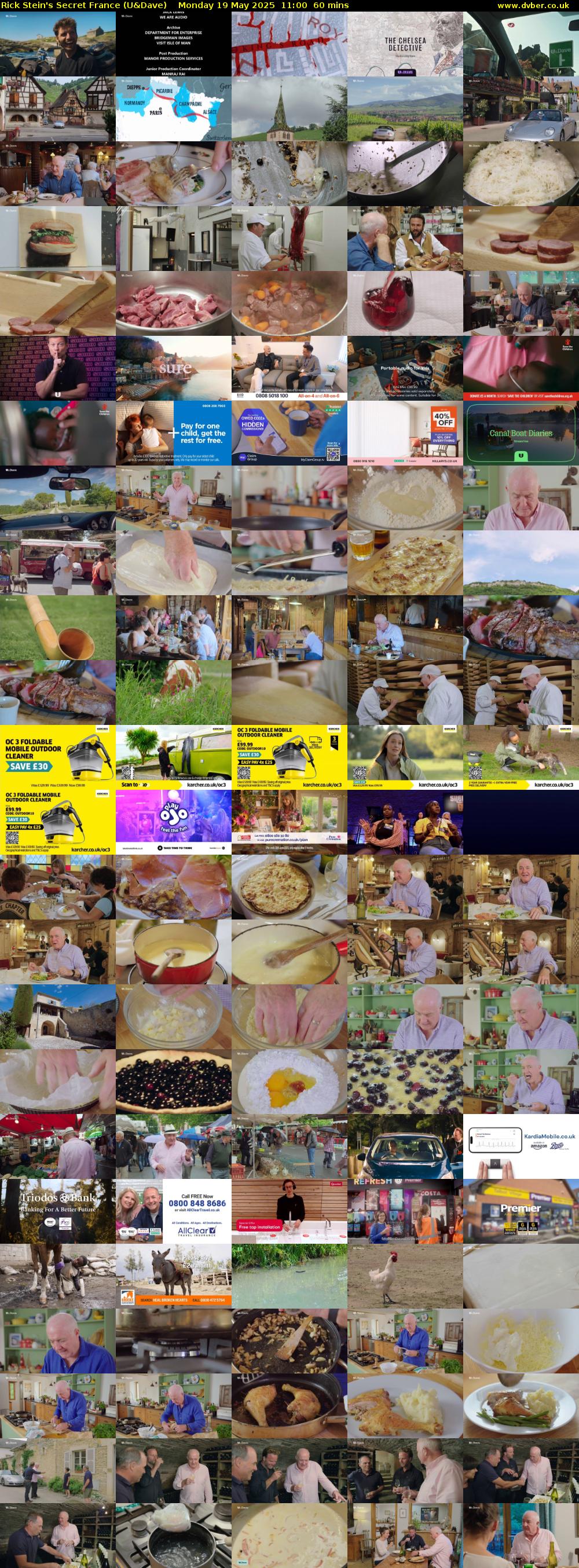Rick Stein's Secret France (U&Dave) Monday 19 May 2025 11:00 - 12:00