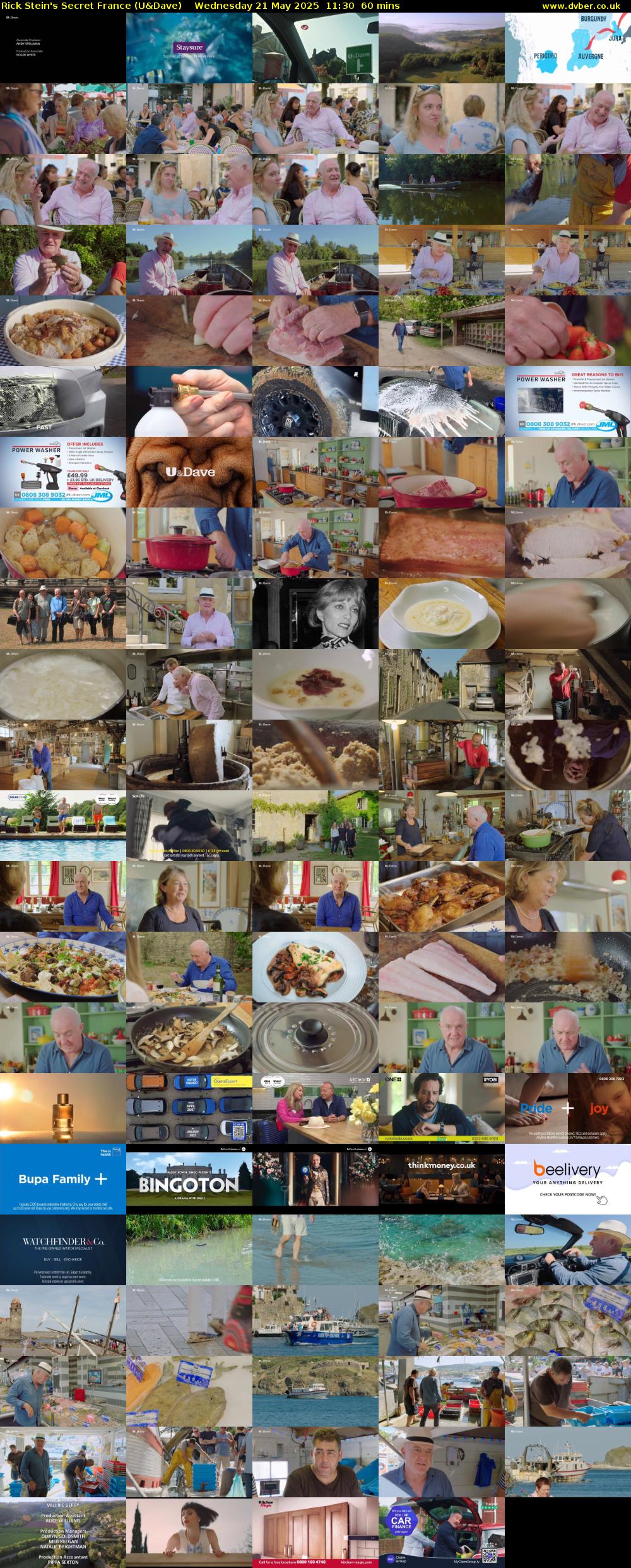 Rick Stein's Secret France (U&Dave) Wednesday 21 May 2025 11:30 - 12:30