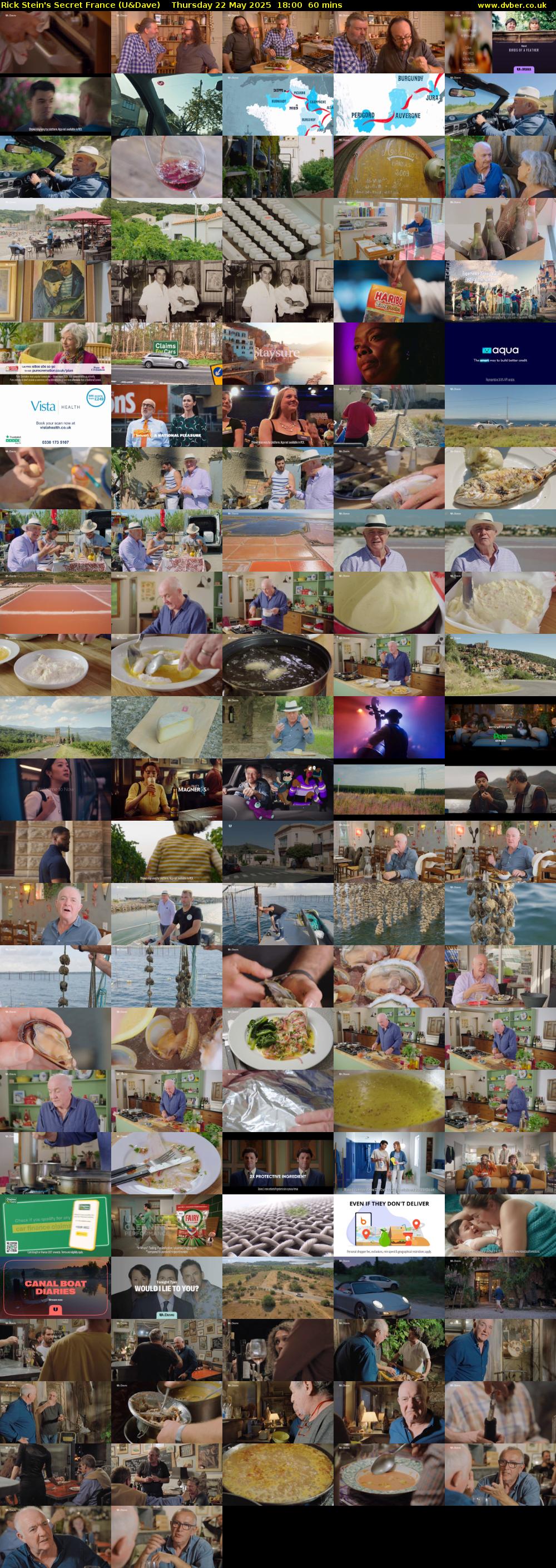Rick Stein's Secret France (U&Dave) Thursday 22 May 2025 18:00 - 19:00