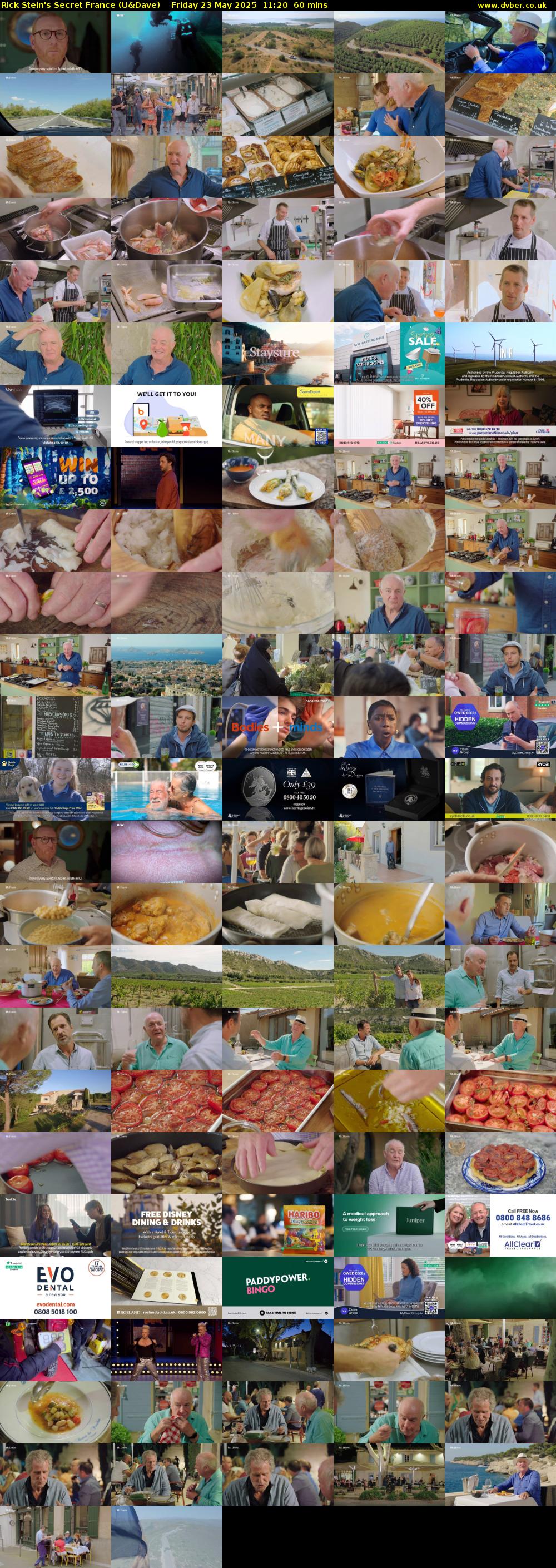 Rick Stein's Secret France (U&Dave) Friday 23 May 2025 11:20 - 12:20