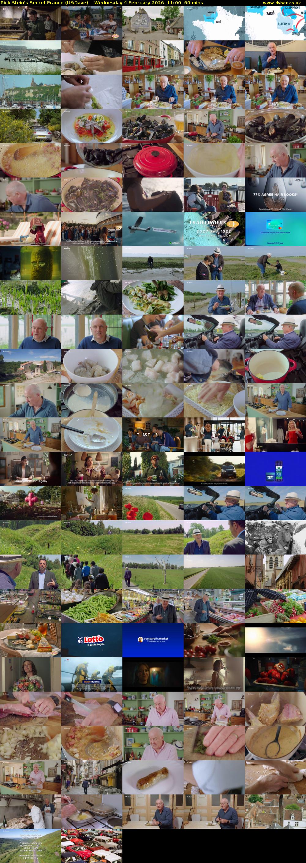 Rick Stein's Secret France (U&Dave) Wednesday 4 February 2026 11:00 - 12:00