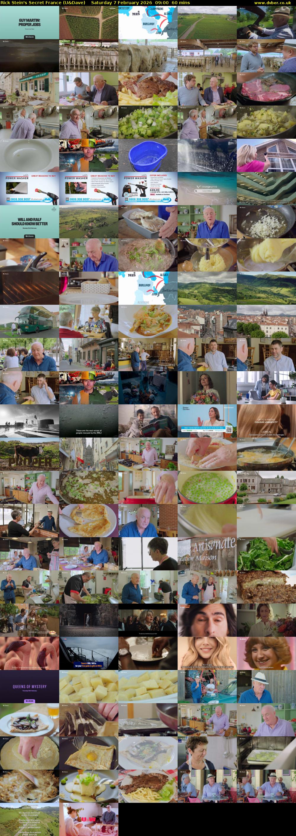Rick Stein's Secret France (U&Dave) Saturday 7 February 2026 09:00 - 10:00