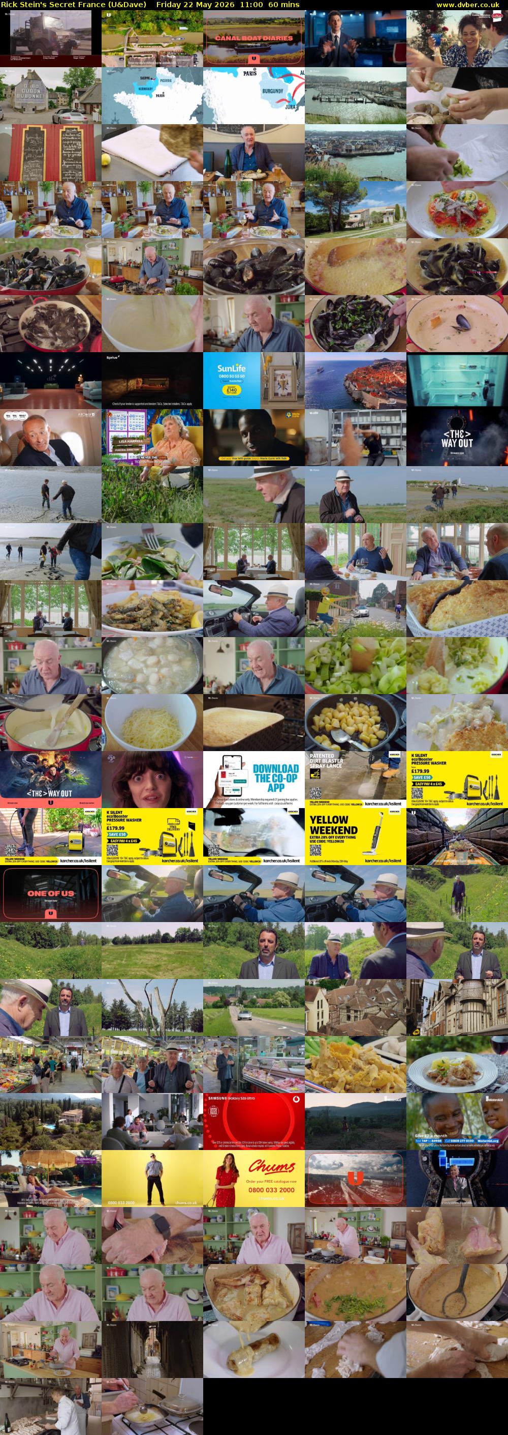 Rick Stein's Secret France (U&Dave) Friday 22 May 2026 11:00 - 12:00