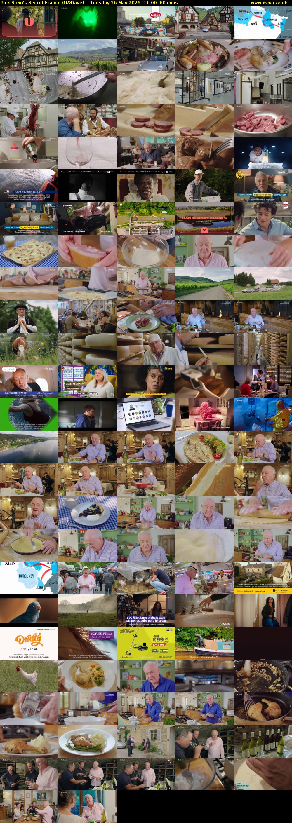 Rick Stein's Secret France (U&Dave) Tuesday 26 May 2026 11:00 - 12:00