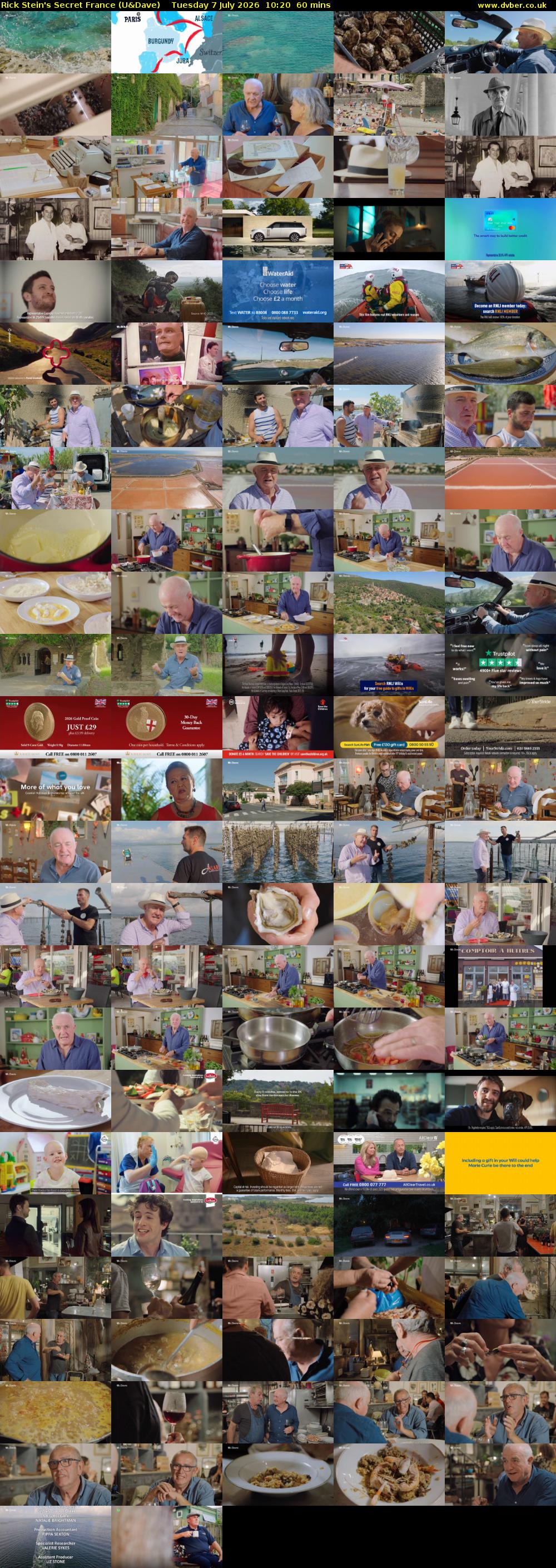 Rick Stein's Secret France (U&Dave) Tuesday 7 July 2026 10:20 - 11:20
