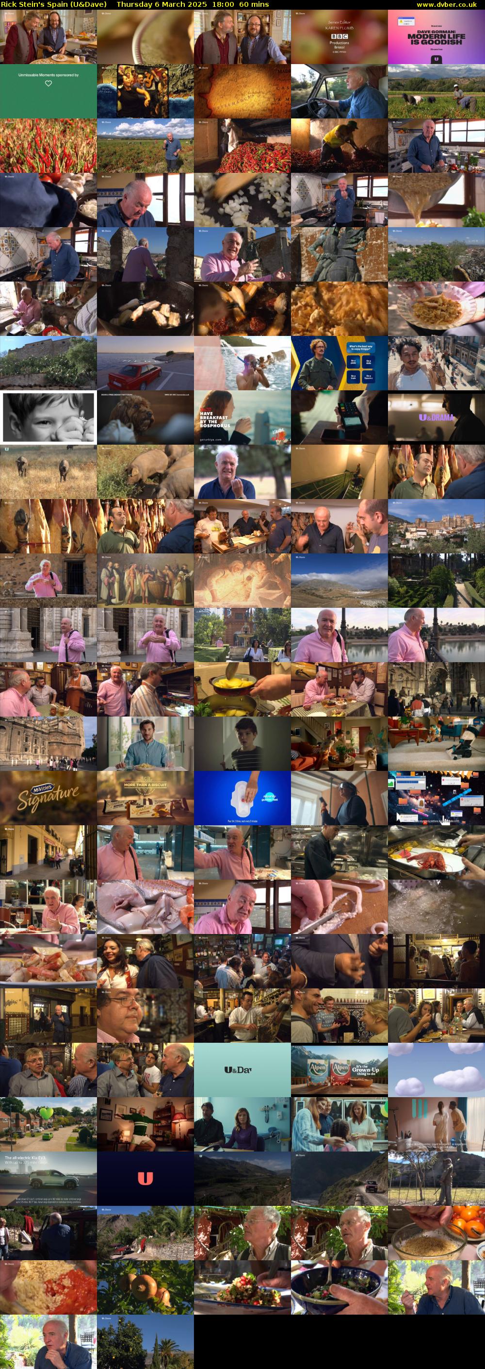 Rick Stein's Spain (U&Dave) Thursday 6 March 2025 18:00 - 19:00