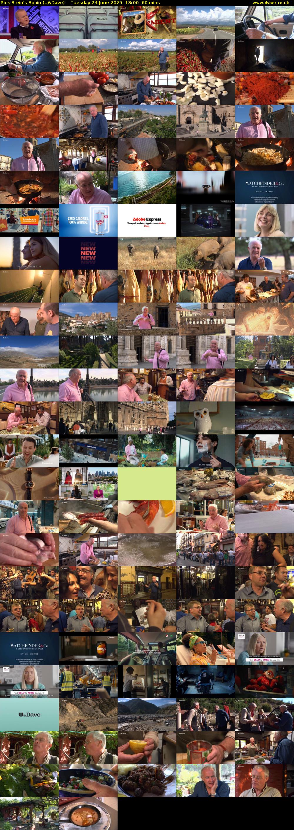 Rick Stein's Spain (U&Dave) Tuesday 24 June 2025 18:00 - 19:00