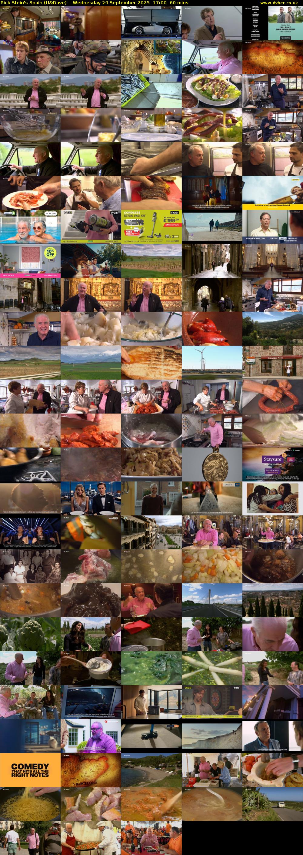 Rick Stein's Spain (U&Dave) Wednesday 24 September 2025 17:00 - 18:00