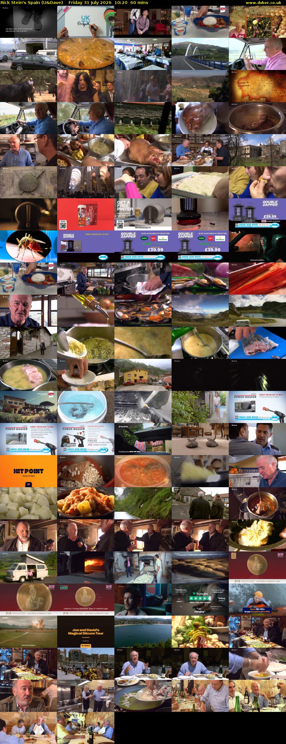 Rick Stein's Spain (U&Dave) Friday 31 July 2026 10:20 - 11:20