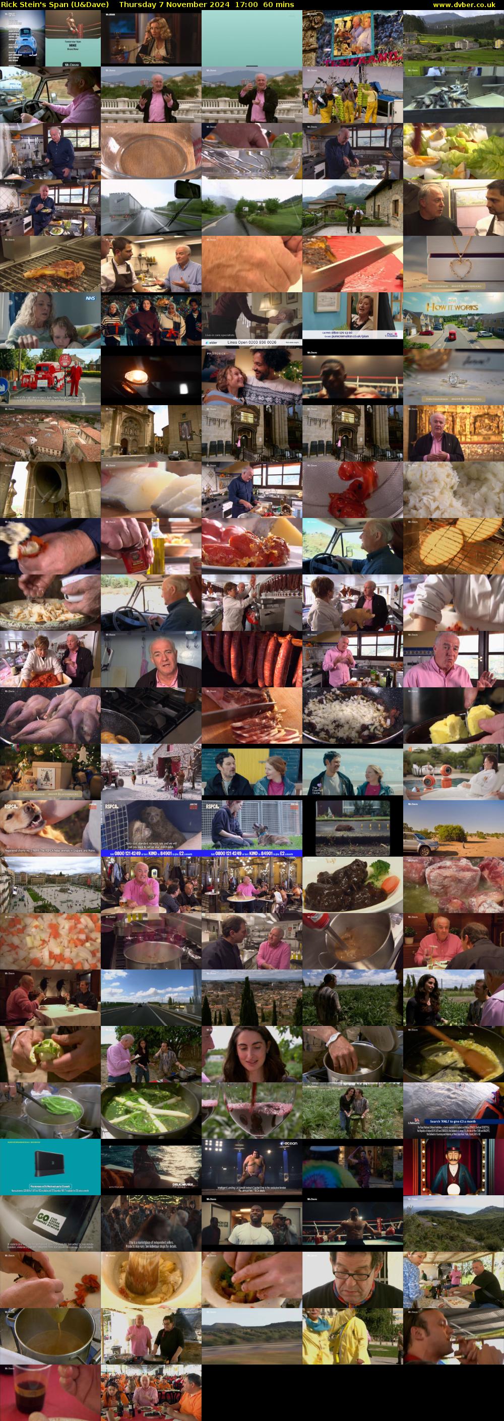 Rick Stein's Span (U&Dave) Thursday 7 November 2024 17:00 - 18:00