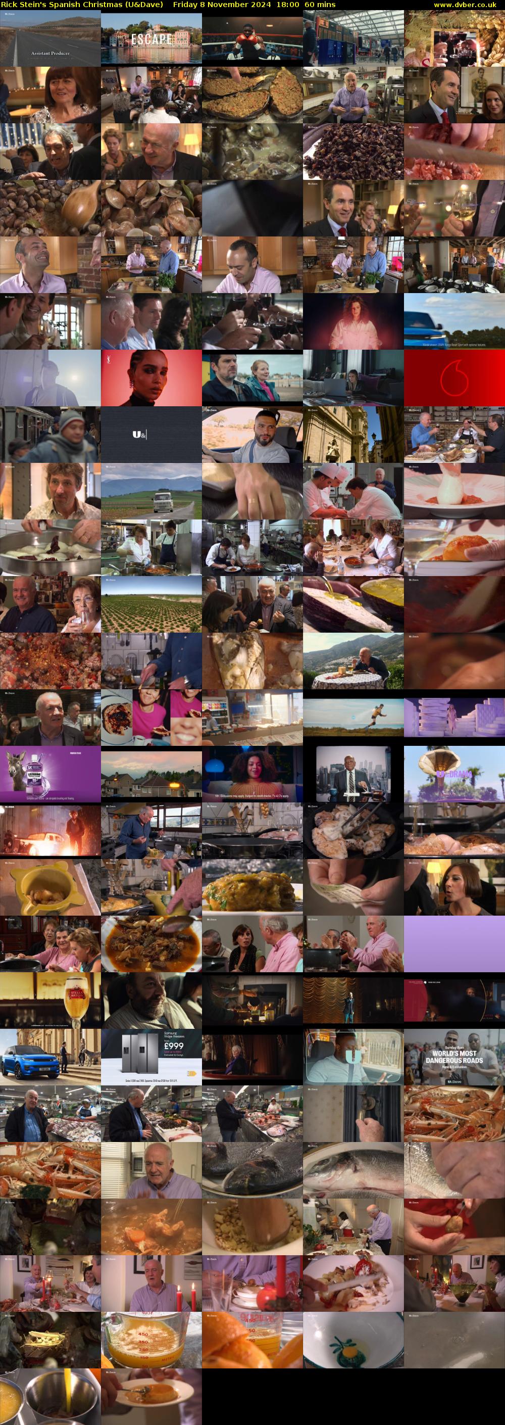 Rick Stein's Spanish Christmas (U&Dave) Friday 8 November 2024 18:00 - 19:00