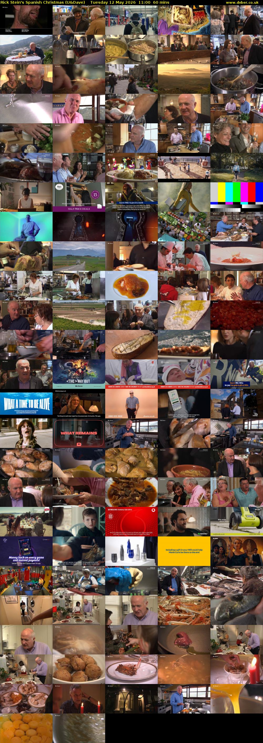 Rick Stein's Spanish Christmas (U&Dave) Tuesday 12 May 2026 11:00 - 12:00