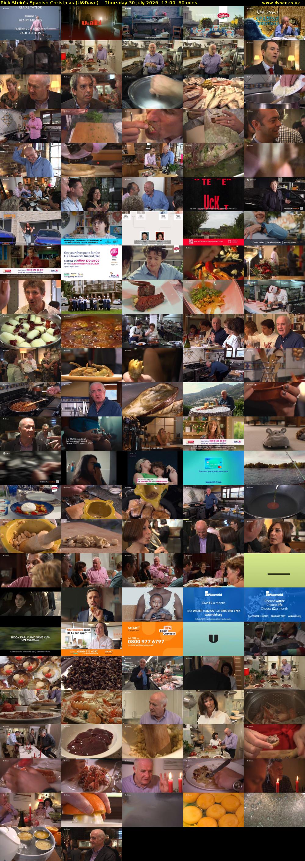 Rick Stein's Spanish Christmas (U&Dave) Thursday 30 July 2026 17:00 - 18:00