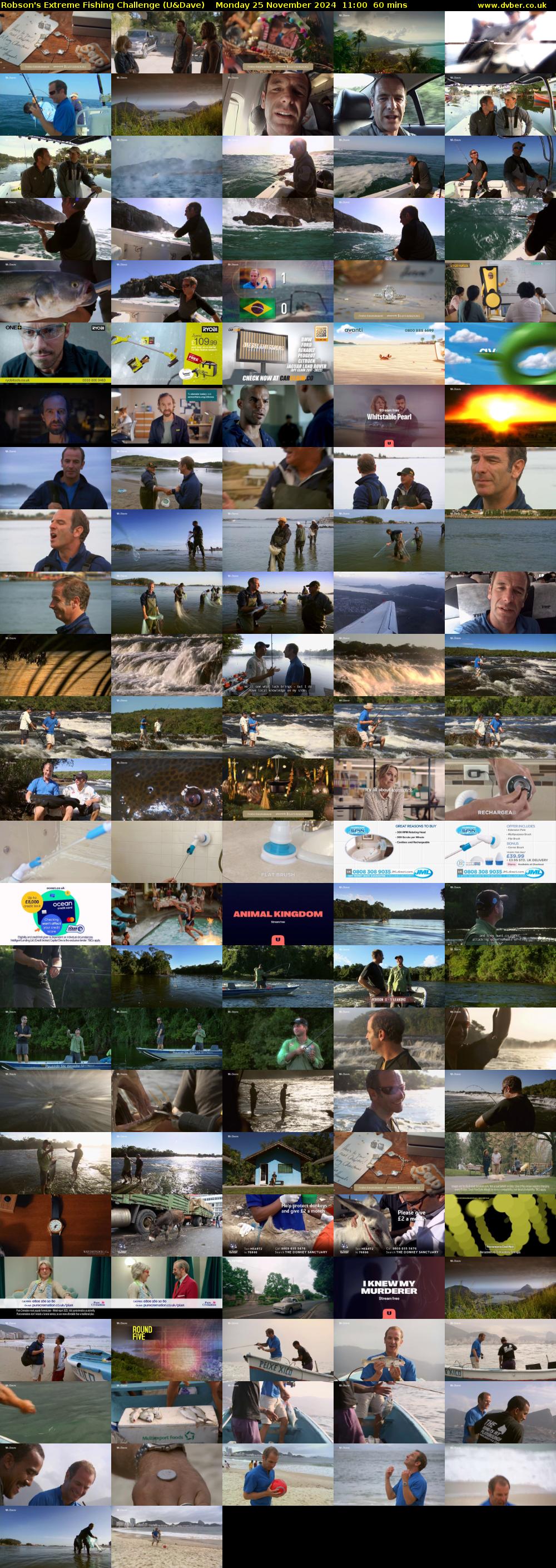 Robson's Extreme Fishing Challenge (U&Dave) Monday 25 November 2024 11:00 - 12:00