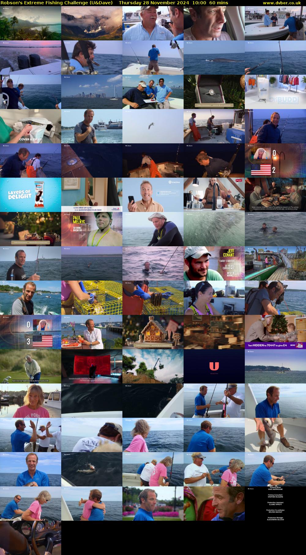 Robson's Extreme Fishing Challenge (U&Dave) Thursday 28 November 2024 10:00 - 11:00