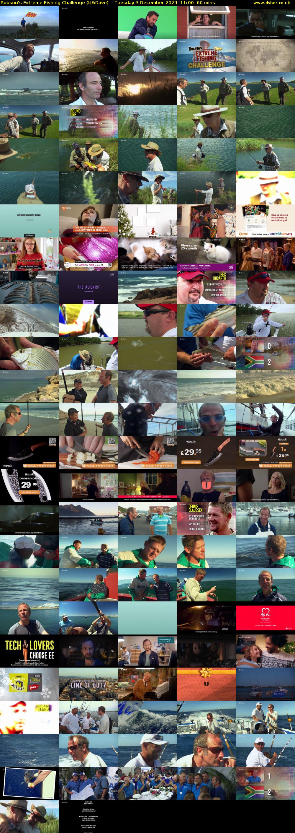 Robson's Extreme Fishing Challenge (U&Dave) Tuesday 3 December 2024 11:00 - 12:00
