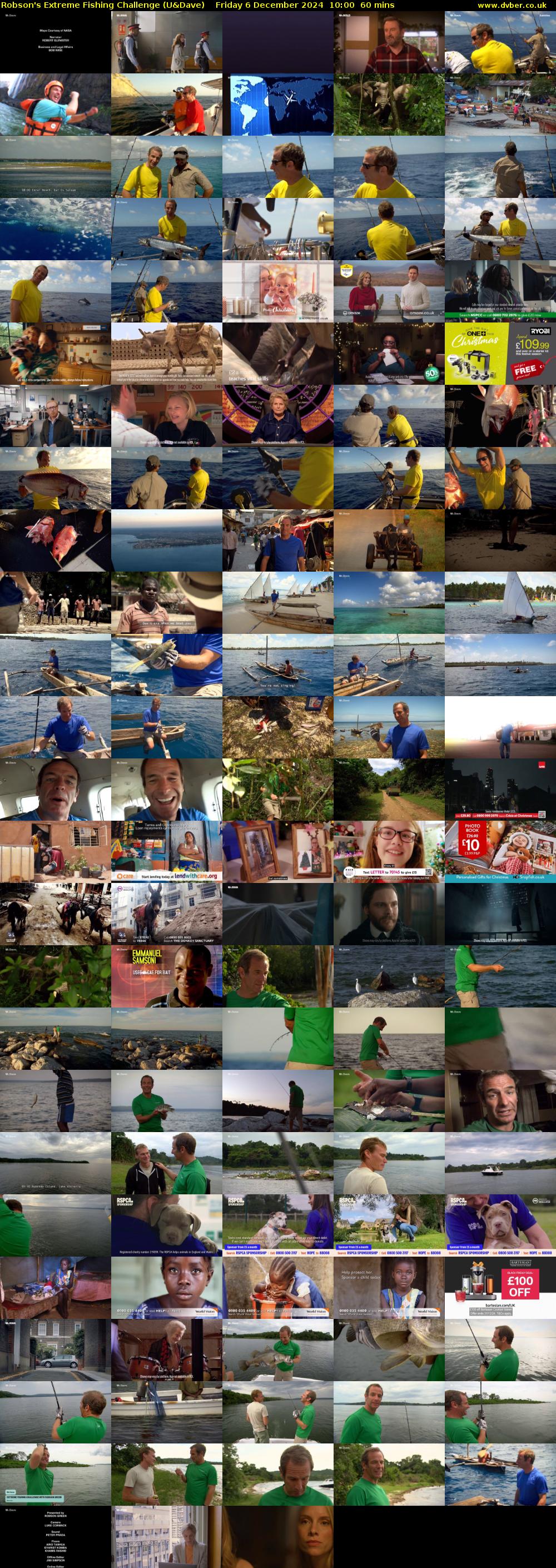 Robson's Extreme Fishing Challenge (U&Dave) Friday 6 December 2024 10:00 - 11:00