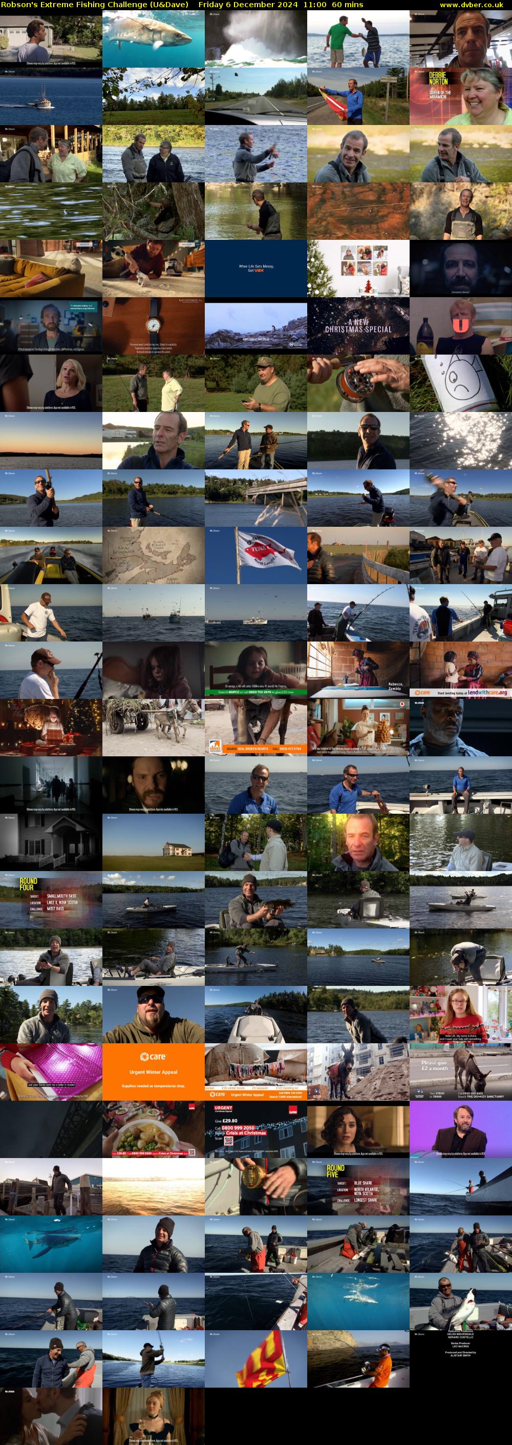 Robson's Extreme Fishing Challenge (U&Dave) Friday 6 December 2024 11:00 - 12:00