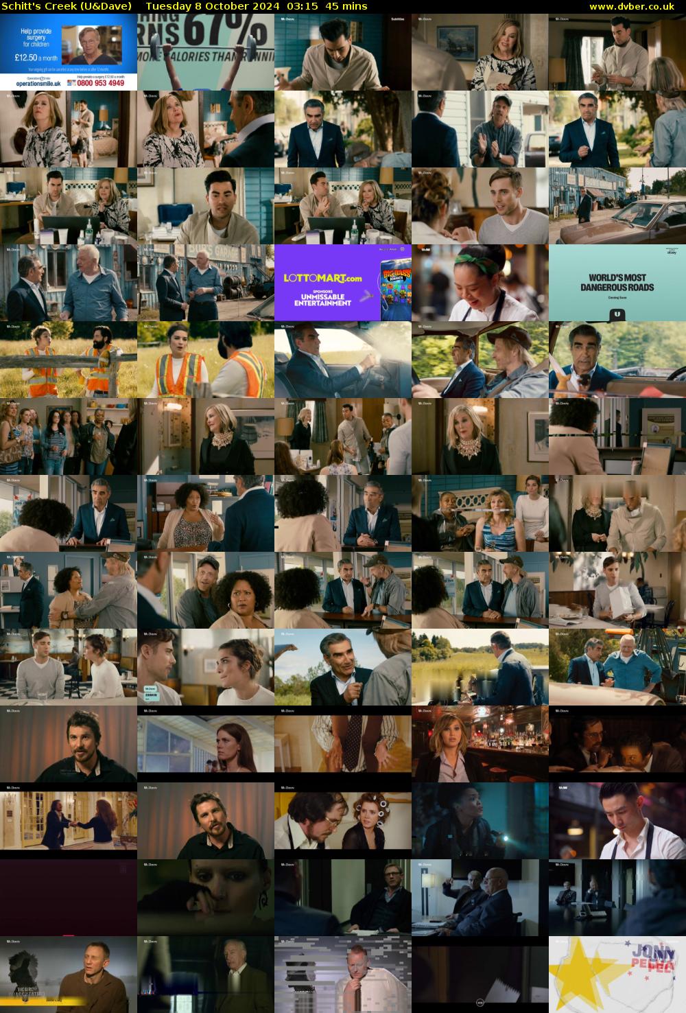 Schitt's Creek (U&Dave) Tuesday 8 October 2024 03:15 - 04:00