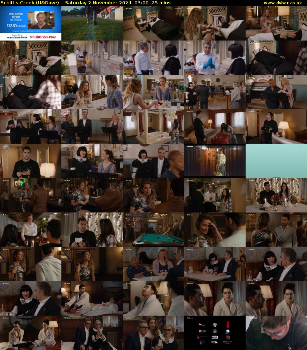 Schitt's Creek (U&Dave) Saturday 2 November 2024 03:00 - 03:25