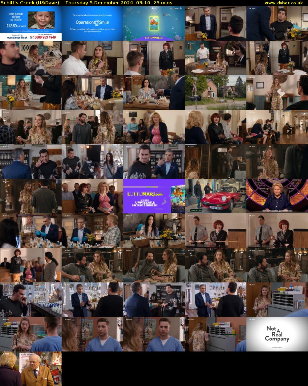 Schitt's Creek (U&Dave) Thursday 5 December 2024 03:10 - 03:35