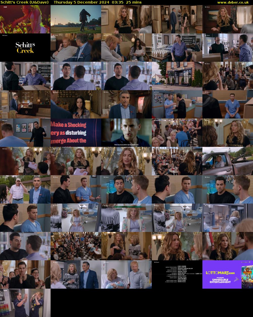 Schitt's Creek (U&Dave) Thursday 5 December 2024 03:35 - 04:00
