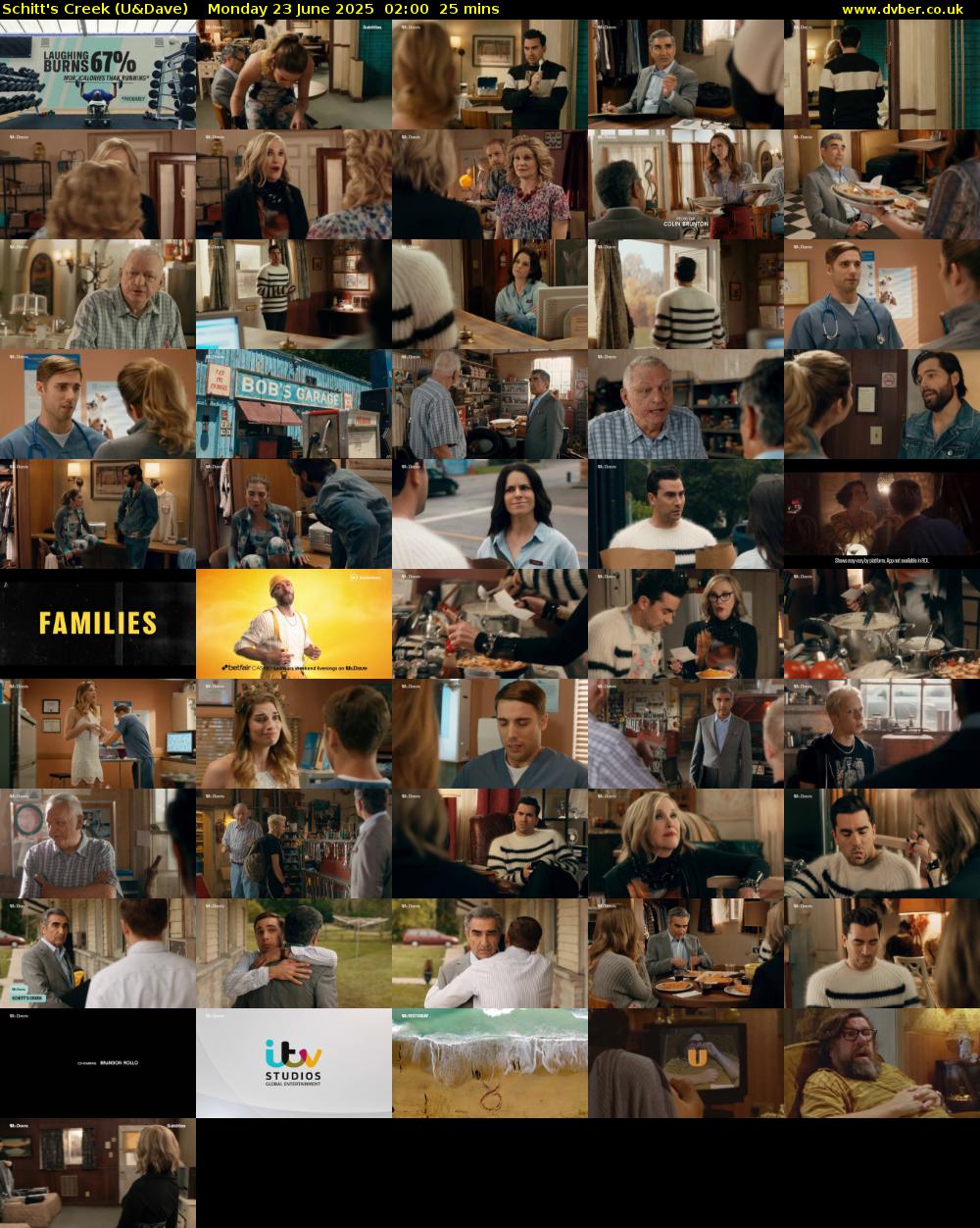 Schitt's Creek (U&Dave) Monday 23 June 2025 02:00 - 02:25