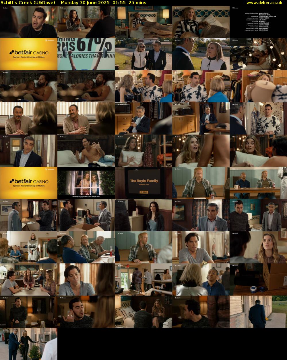 Schitt's Creek (U&Dave) Monday 30 June 2025 01:55 - 02:20