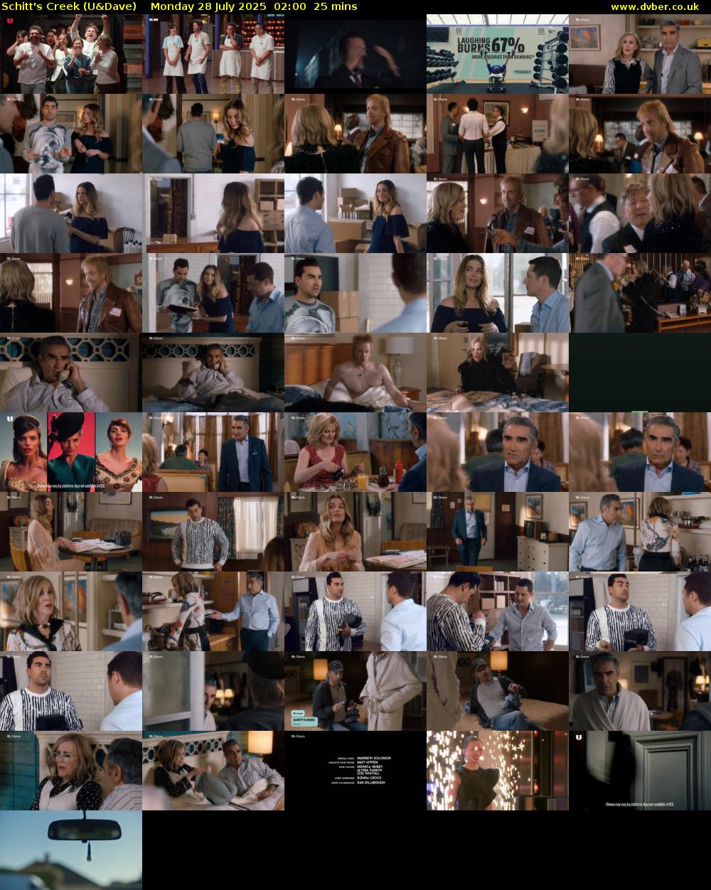 Schitt's Creek (U&Dave) Monday 28 July 2025 02:00 - 02:25