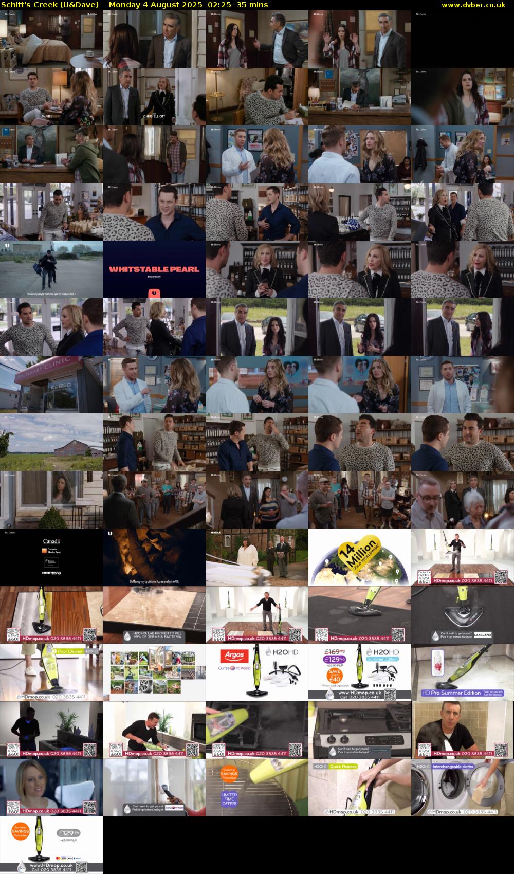 Schitt's Creek (U&Dave) Monday 4 August 2025 02:25 - 03:00