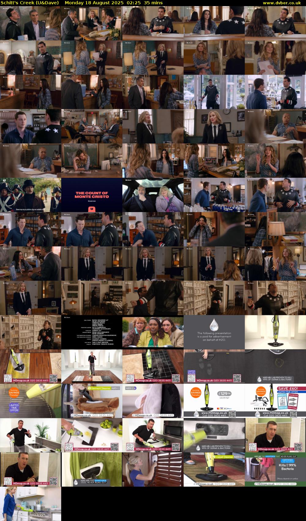 Schitt's Creek (U&Dave) Monday 18 August 2025 02:25 - 03:00