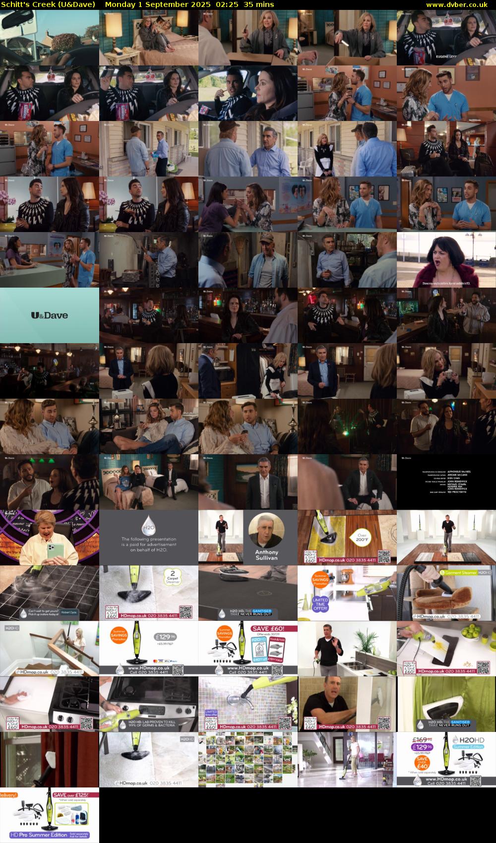 Schitt's Creek (U&Dave) Monday 1 September 2025 02:25 - 03:00