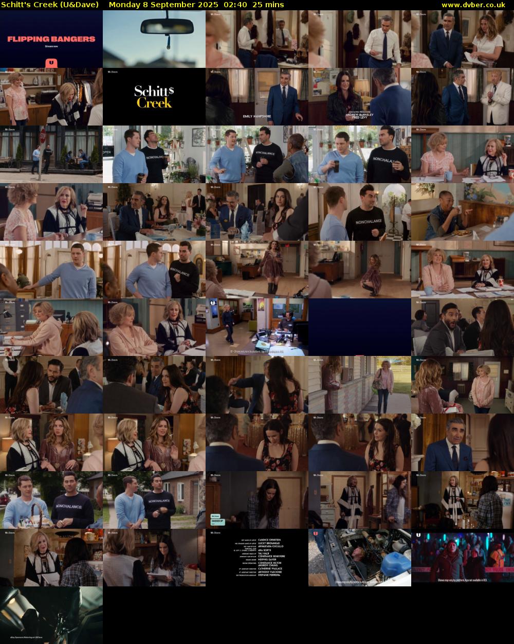 Schitt's Creek (U&Dave) Monday 8 September 2025 02:40 - 03:05
