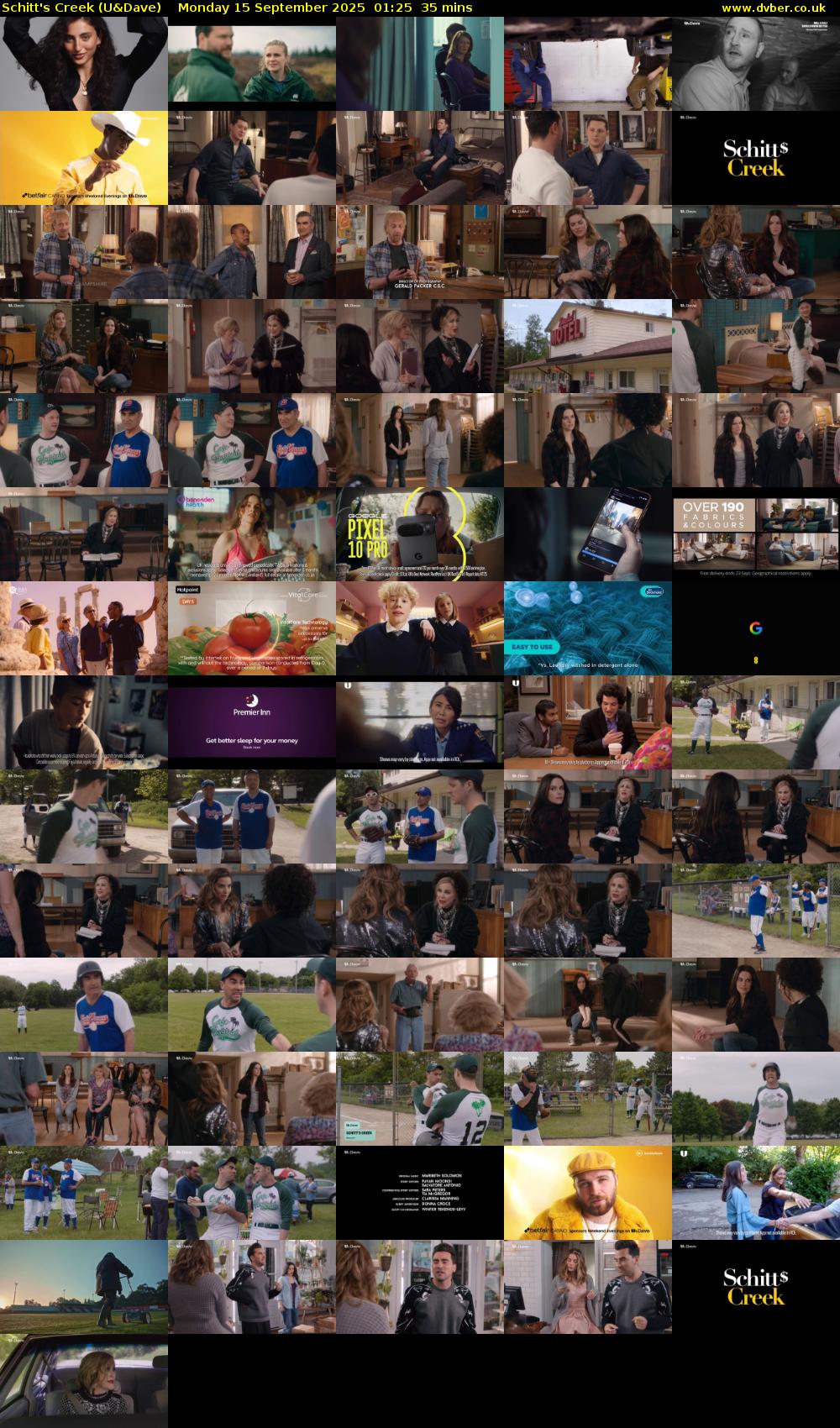 Schitt's Creek (U&Dave) Monday 15 September 2025 01:25 - 02:00