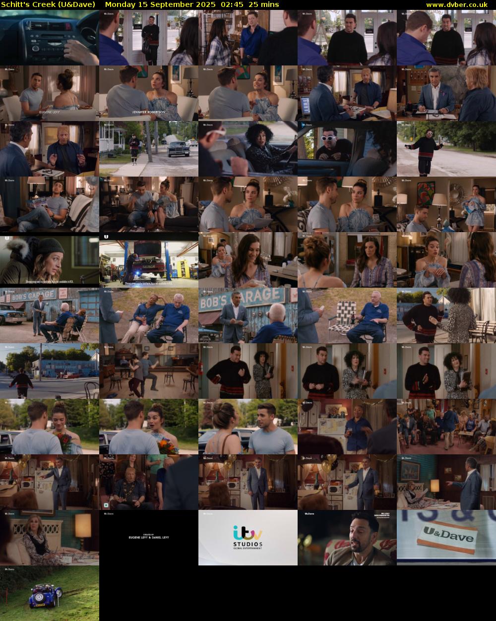 Schitt's Creek (U&Dave) Monday 15 September 2025 02:45 - 03:10
