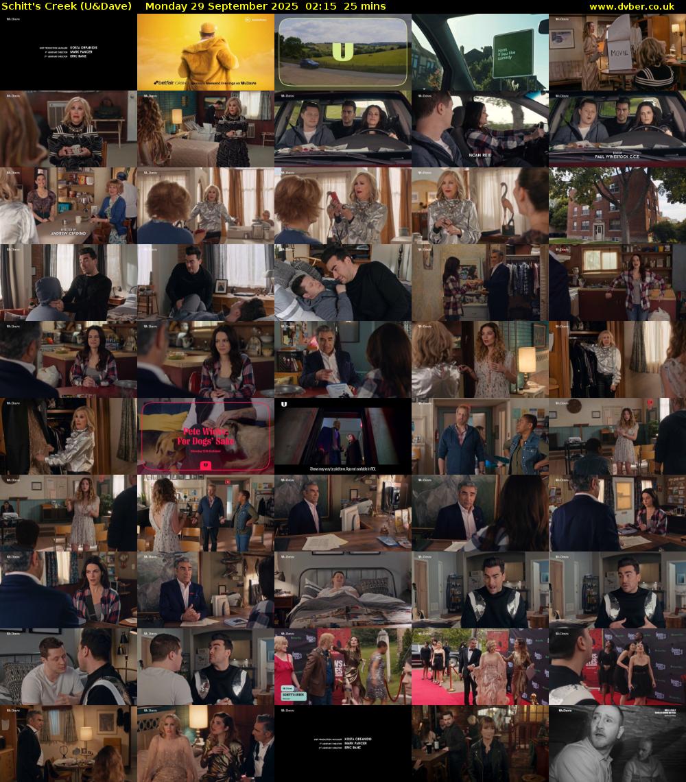 Schitt's Creek (U&Dave) Monday 29 September 2025 02:15 - 02:40