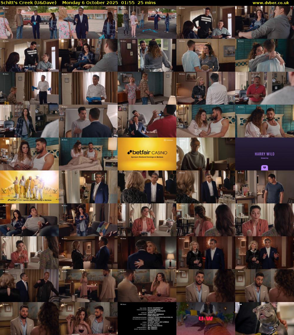 Schitt's Creek (U&Dave) Monday 6 October 2025 01:55 - 02:20